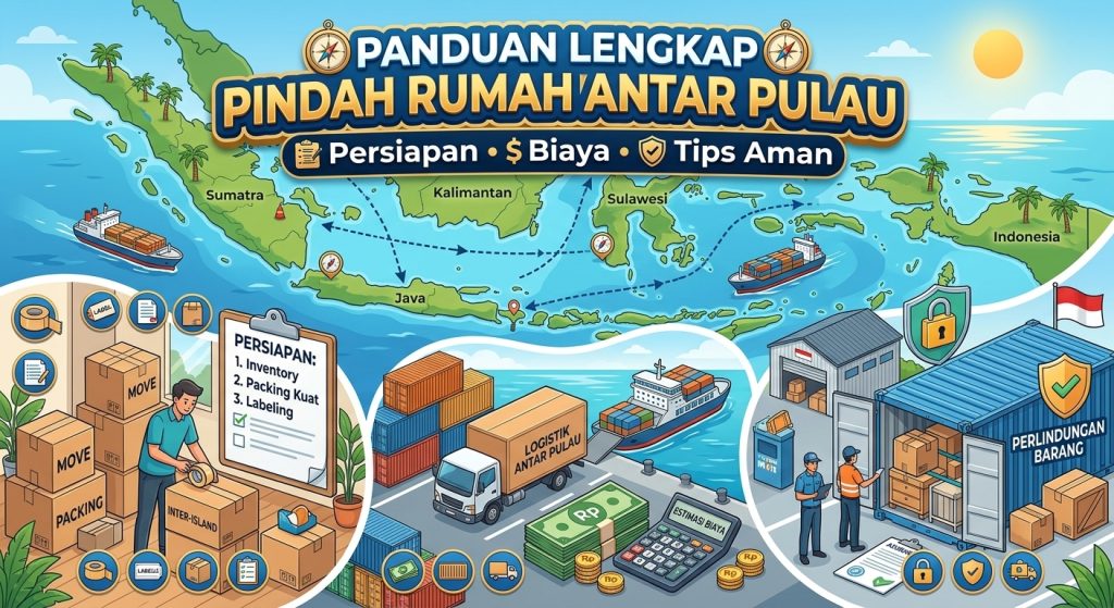 Panduan Lengkap Pindah Rumah Antar Pulau: Persiapan, Biaya, dan Tips Aman
